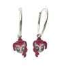 Pendientes de aro Pinkie Pie en plata de ley hipoalergénica. Seguros y oficiales. El regalo perfecto para niñas fans de My Little Pony